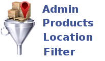 Admin Products Location Filter