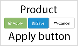 Admin products apply button